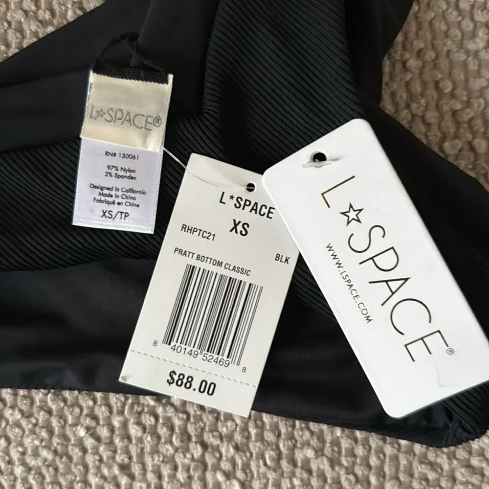 NWT L*Space Pratt Bikini Bottoms XS